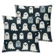 Ulloord Halloween Hey Cute Ghost Throw Pillow Covers, Cushion Case for Sofa Couch