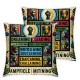 Ulloord Black Liberation Throw Pillow Covers,Inch Cushion Case for Sofa Couch