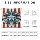 Ulloord Pillow Covers Red Stripes Stars Throw Pillowcase Modern Cushion Case Pillowcase Decorations for Sofa Couch