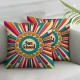 Ulloord Summer Pillow Covers Throw Pillow Covers Summer Farmhouse Cushion Case Decor for Sofa Couch