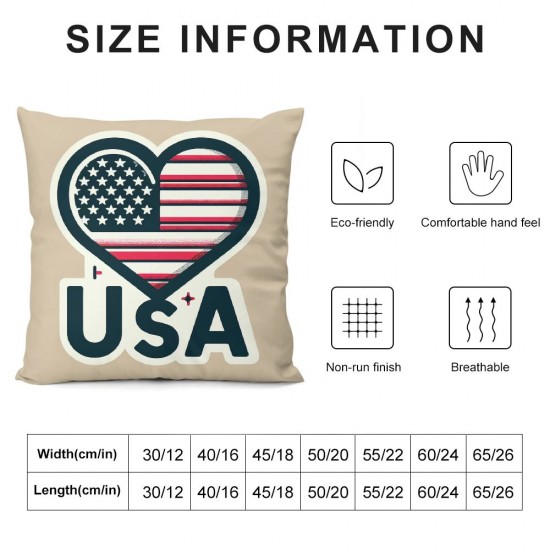 Ulloord Pillow Covers American Gnomes Throw Pillowcase Cushion Case Pillowcase Decorations for Sofa Couch