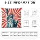 Ulloord Pillow Covers Statue of Liberty Throw Pillowcase Cushion Case Pillowcase Decorations for Sofa Couch