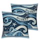 Ulloord Pillow Covers Blue Throw Pillowcase Cushion Case Modern Decorations for Sofa Couch