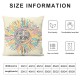 Ulloord  Classic Throw Pillow Cover, Summer Party Holiday Cushion Case Decoration for Sofa Couch