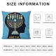 Ulloord Happy A Latke Throw Pillow Covers,Light It Up Holiday Cushion Case for Sofa Couch