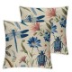 Ulloord  Outdoor Patio Throw Pillow Covers Spring Summer Garden Flowers Farmhouse Décor Outside Furniture Bench Chair Decorative Cushion Cases  for Swing Deep Seat Bed Couch Sofa