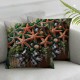 Ulloord  Bless Our Home Eucalyptus Leaves Starfish Throw Pillow Covers, Seasonal Spring Summer Truck Home Sweet Home Cushion Case Decorations