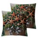 Ulloord  Bless Our Home Eucalyptus Leaves Starfish Throw Pillow Covers, Seasonal Spring Summer Truck Home Sweet Home Cushion Case Decorations