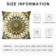 Outdoor Pillow Covers Yellow Outdoor Waterproof Decorative Pillow Cases Summer Outdoor Sofa Bed Cushion Covers Home Decor Gifts