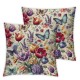 Spring Flowers Tulip Lavender Eucalyptus Home Sweet Home Throw Pillow Covers, Cushion Case for Sofa Couch