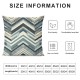 Nordic Style Decorative Throw Pillow Covers for Sofa Bed Card Chair Geometric Cushion Cases Jacquard