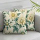 Ulloord  Summer Pillow Covers ,Watercolor Yellow Daisy Pillows Decorative Throw Pillows,Flowers Cushion Covers Decoration for Home Farmhouse Couch Sofa