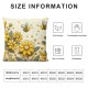 Ulloord  Spring Home Sweet Home Bee Sunflower Throw Pillow Covers, Love Lives Here Summer Stripes Polka Dots Cushion Case for Sofa Couch