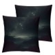 Ulloord  Comfy Soft Thick Velvet Throw Pillow Covers for Sofa Couch Decorative Solid Square Cushion Cases for Bedroom Car