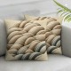 Ulloord  Decorative  Linen Throw Pillow Covers Soft Modern Farmhouse Cushion Cover Cozy Vintage Accent Pillowcase for Couch Sofa Bed Living Room Home Decor,