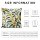 Ulloord  Home Sweet Home Spring Summer Flowers Yellow Throw Pillow Covers,  Blue Cushion Case for Sofa Couch