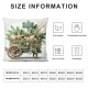 Ulloord  Home Sweet Home Shell Starfish Eucalyptus Leaves Throw Pillow Covers, Seasonal Spring Summer Truck Stripes Buffalo Plaid Cushion Case Decorations