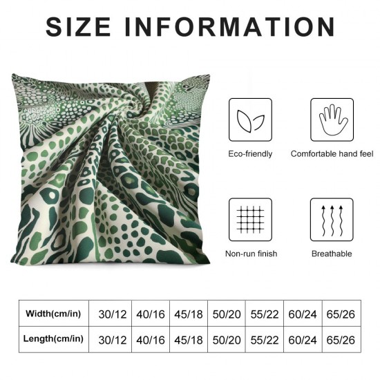 Ulloord Lime Green White Leopard Print Pillow Covers Animal Spots Decorative Throw Pillows For Couch Farmhouse Pillow Cases Home Decor For Room Sofa Bed Porch Outdoor