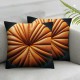 Ulloord Faux Throw Pillow Covers, Orange Pillow Covers , Hand Stitched Decorative Throw Pillows for Couch Sofa Bed Living Room Home Garden