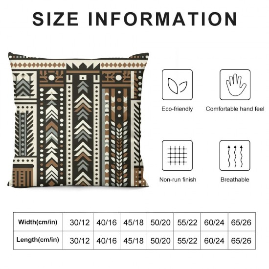 Ulloord African Mudcloth Throw Pillow Covers Modern Outdoor Decorations Decorative Throw Pillows Cases for Home Bed Room Couch Decor