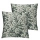 Ulloord Ruffle Trim Throw Pillow Cover Soft Decorative Luxurious Square Cushion Case for Sofa Couch Bedroom Farmhouse,