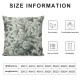 Ulloord Ruffle Trim Throw Pillow Cover Soft Decorative Luxurious Square Cushion Case for Sofa Couch Bedroom Farmhouse,