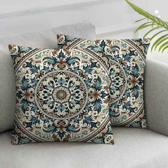 Ulloord Pillow Covers , Throw Pillow Covers Outdoor Decorative Linen Pillow Covers for Couch Bed Sofa Cushion Pillowcases