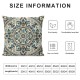 Ulloord Pillow Covers , Throw Pillow Covers Outdoor Decorative Linen Pillow Covers for Couch Bed Sofa Cushion Pillowcases