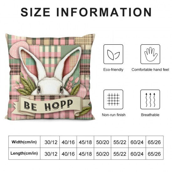 Ulloord Pillow Covers Decorations for Home Spring Throw Pillow Covers Flower Eggs Butterfly Decor