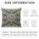 Ulloord Ethnic Throw Pillow Covers Coffee Decorative Pillow Cases Square Pillowcases Accent Home Decor For Living Room Couch Sofa