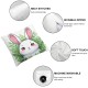 Ulloord Pillow Covers - Rabbit Design with Leaves and - Ideal Cushion Case Decoration for Sofa Couch