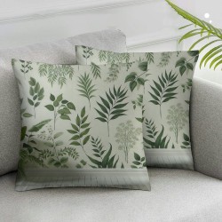 Ulloord Spring Leaf Pillow Covers Flower Print Decorative Outdoor Throw Pillows Holiday Cushion Covers Decor for Sofa