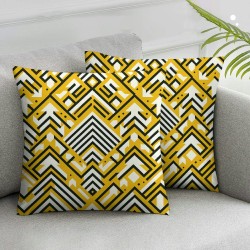 Ulloord  Pillow Covers, Modern Sofa Throw Pillow Cover, Decorative Home Outdoor Linen Fabric Geometric Pillow Case for Couch Bed Car