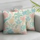 Ulloord  Spring Wildflowers Throw Pillow Covers  Flower Holiday Cushion Case Decoration for Sofa Couch