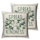 Ulloord Spring Summer Pillow Covers Wreath Sunflower Pillow Covers