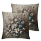 Ulloord Spring Mangnolia Green Throw Pillow Covers, h Vases Cushion Case Decoration for Sofa Couch