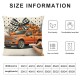 Ulloord  Fall Hello Pumpkin Truck Throw Pillow Covers, Autumn Thanksgiving Harvest Polka Dot Decorations for Sofa Couch