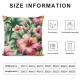 Ulloord  Hawaiian Flower Throw Pillow Cover Tropical Leaves and Flowers  Linen Decorative Pillow Case Cushion Cover Home Sofa Decor  Pillow Cover