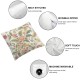 Ulloord Rustic Floral Throw Pillow Covers Farmhouse Flower Decorative Square Pillow Case Cushion Cover for Couch/Bed/Car