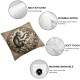 Ulloord Vervet Monkey Throw Pillow Cover  Linen Pillowcase,for Sofa Car Bedroom Cushion Cover