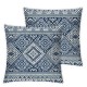 Ulloord Cushion Cover Decorative Throw Pillow Cover Geometric Invisible Zipper Pillow Cover for Living Room,