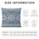 Ulloord Cushion Cover Decorative Throw Pillow Cover Geometric Invisible Zipper Pillow Cover for Living Room,