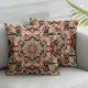 Ulloord Boho Style ethnic pattern  Pillow Covers  Outdoor Decoration Cushion Cover Vintage Pillow Case for Bed Living Room Couch Home Decor throw pillow covers(Boho Vintage Collection)