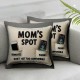 Ulloord  Gifts for Mum  Throw Pillow Cover,  Birthday Holiday Cushion Case Decoration Mum's Spot for Sofa Couch