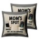 Ulloord  Gifts for Mum  Throw Pillow Cover,  Birthday Holiday Cushion Case Decoration Mum's Spot for Sofa Couch