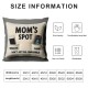 Ulloord  Gifts for Mum  Throw Pillow Cover,  Birthday Holiday Cushion Case Decoration Mum's Spot for Sofa Couch