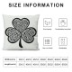 St Patricks Day Throw Pillow Cover, Cushion Case Decoration for Sofa Couch