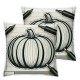 Ulloord  Hello p.s. Love Fall Pumpkin Throw Pillow Covers,  Autumn Thanksgiving Harvest Grey Decorations for Sofa Couch