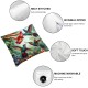 Ulloord  Flowers Linen Throw Pillow Case Home Decorative Cushion Cover for Sofa Couch Bedding