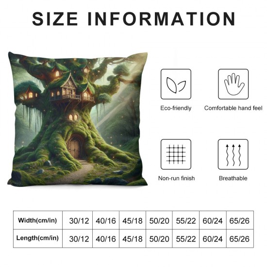 Ulloord  Farmhouse Decor Family Decoration Linen Home Decorative Throw Pillow Case Cushion Cover with Words for Sofa Couch,